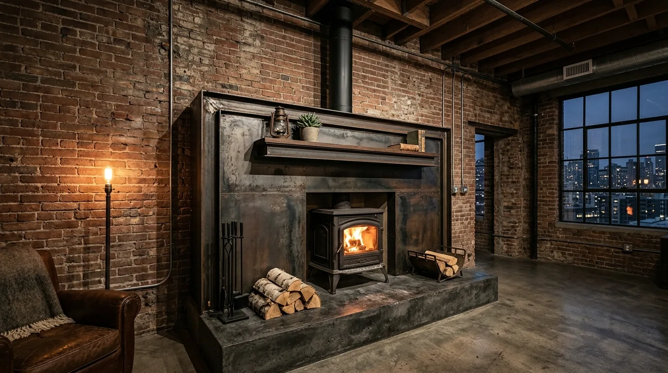 Paint the fireplace for a budget refresh